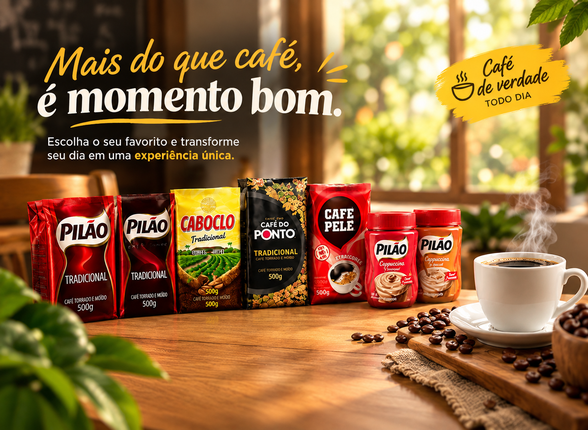Café torrado e moído 500g
